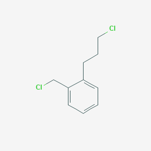 molecular formula C10H12Cl2 B8704865 1-(Chloromethyl)-2-(3-chloropropyl)benzene CAS No. 65349-63-5