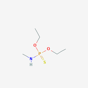 molecular formula C5H14NO2PS B8704910 O,O-diethyl methylphosphoramidothioate 