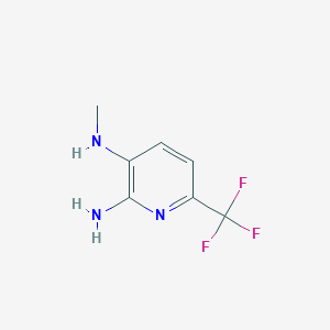 molecular formula C7H8F3N3 B8704950 N3-Methyl-6-(trifluoromethyl)pyridine-2,3-diamine 