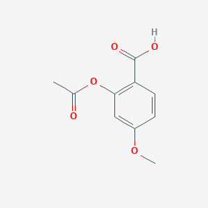 molecular formula C10H10O5 B8705029 2-Acetoxy-4-methoxybenzoic acid CAS No. 17336-11-7