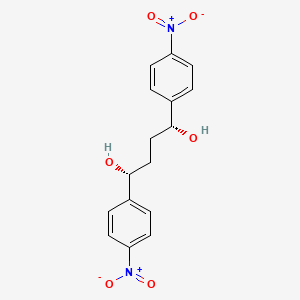 molecular formula C16H16N2O6 B8705048 (1R,4R)-1,4-bis(4-nitrophenyl)butane-1,4-diol 