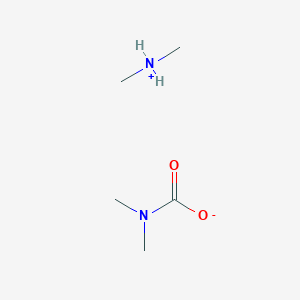 molecular formula C5H14N2O2 B8705068 dimethylazanium;N,N-dimethylcarbamate 
