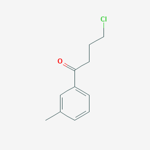 molecular formula C11H13ClO B8705138 4-Chloro-1-m-tolylbutan-1-one 