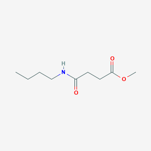 molecular formula C9H17NO3 B8705245 Methyl 4-(butylamino)-4-oxobutanoate CAS No. 101871-32-3