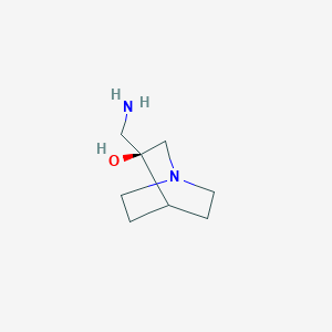 (3S)-3-(aminomethyl)-1-azabicyclo[2.2.2]octan-3-ol