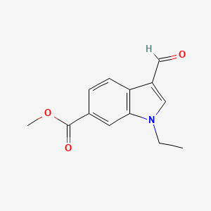 Methyl 1-ethyl-3-formyl-1H-indole-6-carboxylate