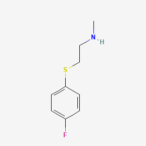 2-(4-Fluorophenylsulfanyl)ethyl methylamine