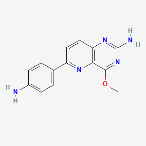 6-(4-Aminophenyl)-4-ethoxypyrido[3,2-d]pyrimidin-2-amine