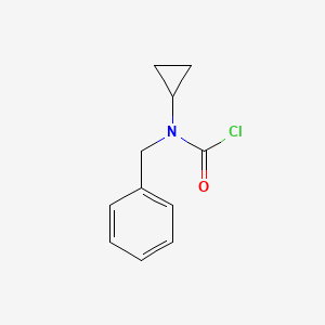 molecular formula C11H12ClNO B8705469 Benzyl-cyclopropyl-carbamoyl chloride CAS No. 211619-33-9