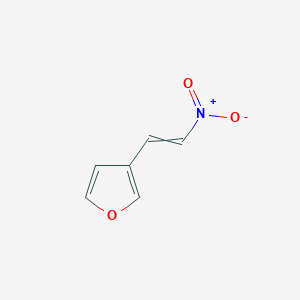 molecular formula C6H5NO3 B8705519 Furan, 3-(2-nitroethenyl)- 
