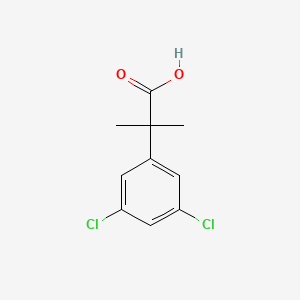 molecular formula C10H10Cl2O2 B8705526 2-(3,5-Dichlorophenyl)-2-methylpropanoic acid 