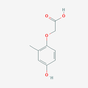 molecular formula C9H10O4 B8705550 4-Hydroxy-2-methylphenoxyacetic acid CAS No. 162922-16-9