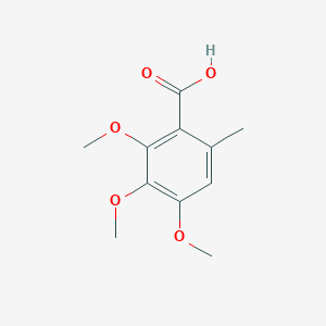 molecular formula C11H14O5 B8705591 2,3,4-Trimethoxy-6-methylbenzoic acid 