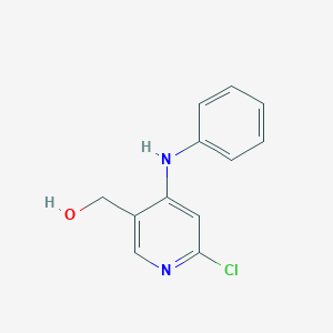(6-Chloro-4-(phenylamino)pyridin-3-yl)methanol
