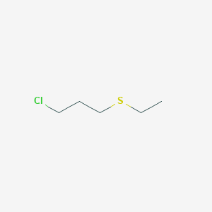 molecular formula C5H11ClS B8705708 Propane, 1-chloro-3-(ethylthio)- CAS No. 4911-66-4