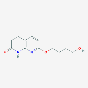 7-(4-Hydroxybutoxy)-3,4-dihydro-1,8-naphthyridin-2(1H)-one