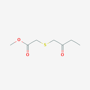 molecular formula C7H12O3S B8705739 Methyl [(2-oxobutyl)sulfanyl]acetate CAS No. 61363-63-1
