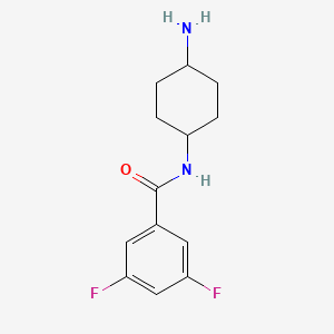 molecular formula C13H16F2N2O B8705747 N-(4-aminocyclohexyl)-3,5-difluorobenzamide CAS No. 589493-95-8