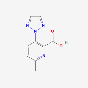 6-methyl-3-(2H-1,2,3-triazol-2-yl)picolinic acid