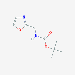 molecular formula C9H14N2O3 B8705779 tert-Butyl (oxazol-2-ylmethyl)carbamate 