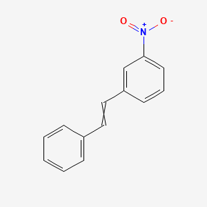 molecular formula C14H11NO2 B8705780 1-Nitro-3-(2-phenylethenyl)benzene 