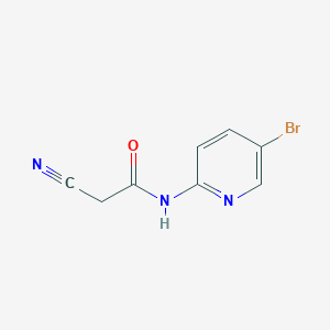 molecular formula C8H6BrN3O B8705782 N-(5-bromopyridin-2-yl)-2-cyanoacetamide 