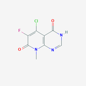 5-Chloro-6-fluoro-8-methylpyrido[2,3-d]pyrimidine-4,7(3H,8H)-dione
