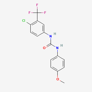 1-(4-Chloro-3-trifluoromethylphenyl)-3-(4-methoxyphenyl)urea