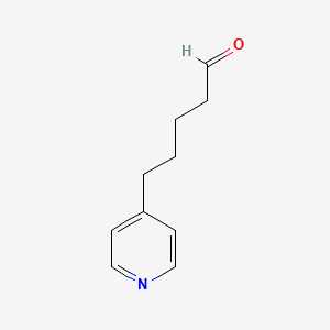 molecular formula C10H13NO B8705849 5-Pyridin-4-ylpentanal 