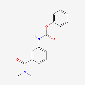 molecular formula C16H16N2O3 B8705936 phenyl 3-(dimethylcarbamoyl)phenylcarbamate CAS No. 50699-54-2
