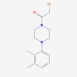 molecular formula C14H19BrN2O B8705995 2-Bromo-1-(4-(2,3-dimethylphenyl)piperazin-1-yl)ethanone 