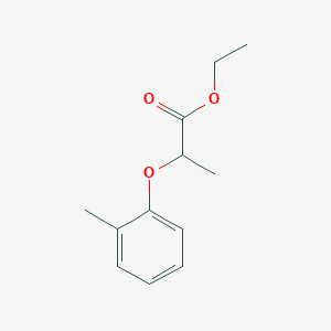 molecular formula C12H16O3 B8706059 Ethyl 2-(2-methylphenoxy)propanoate 
