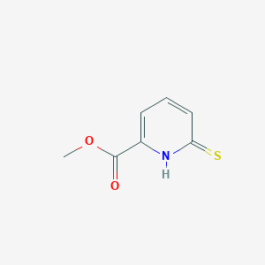 molecular formula C7H7NO2S B8706170 Methyl 6-sulfanylidene-1,6-dihydropyridine-2-carboxylate 