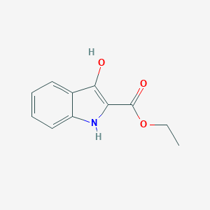 molecular formula C11H11NO3 B087062 Ethyl 3-hydroxy-1H-indole-2-carboxylate CAS No. 14370-74-2