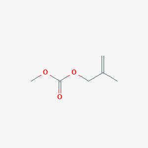 molecular formula C6H10O3 B8706205 Carbonic acid, methyl 2-methyl-2-propenyl ester CAS No. 81112-28-9