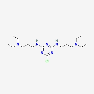 2,4-Bis[[3-(diethylamino)propyl]amino]-6-chloro-1,3,5-triazine