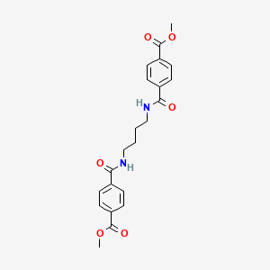 Benzoic acid, 4,4'-[1,4-butanediylbis(iminocarbonyl)]bis-, dimethyl ester