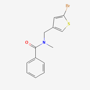 N-[(5-bromo-3-thienyl)methyl]-N-methylbenzamide