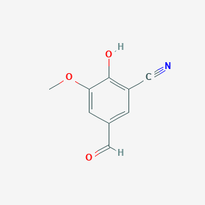 Benzonitrile, 5-formyl-2-hydroxy-3-methoxy-