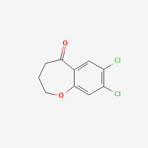 7,8-Dichloro-3,4-dihydro-1-benzoxepin-5(2H)-one