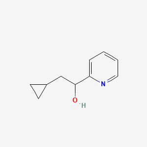 2-Cyclopropyl-1-(pyridin-2-yl)ethanol