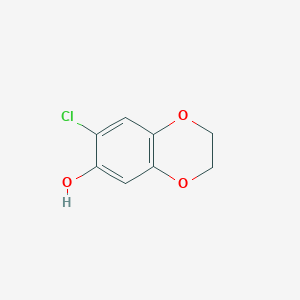 7-Chloro-2,3-dihydrobenzo[b][1,4]dioxin-6-ol