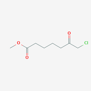 molecular formula C8H13ClO3 B8706556 Methyl 7-chloro-6-oxoheptanoate CAS No. 69378-72-9