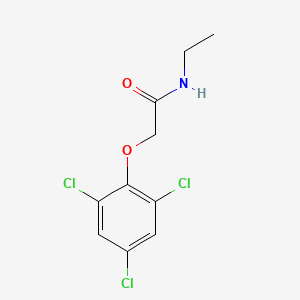 molecular formula C10H10Cl3NO2 B8706571 N-ethyl-2,4,6-trichlorophenoxyacetamide 