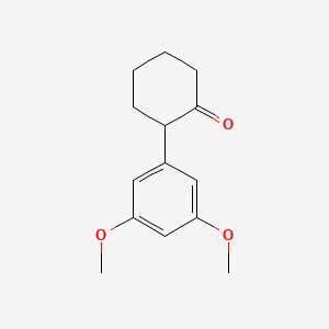 2-(3,5-Dimethoxyphenyl)cyclohexan-1-one