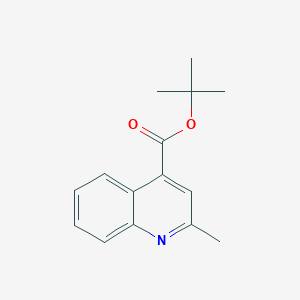 molecular formula C15H17NO2 B8706601 Tert-butyl 2-methylquinoline-4-carboxylate 