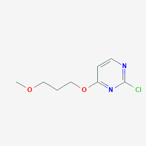 molecular formula C8H11ClN2O2 B8706606 2-Chloro-4-(3-methoxypropoxy)pyrimidine 
