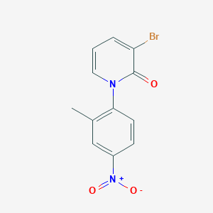 3-Bromo-1-(2-methyl-4-nitrophenyl)pyridin-2(1H)-one