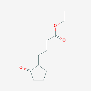Butanoic acid, 4-(2-oxocyclopentyl)-, ethyl ester