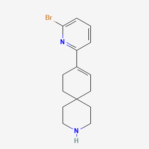 molecular formula C15H19BrN2 B8706666 9-(6-Bromo-pyridin-2-yl)-3-aza-spiro[5.5]undec-8-ene CAS No. 918650-86-9